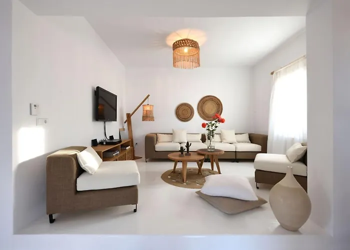 Villa Executive Paros Avra 3 Bedrooms Sea View & Outdoor Jacuzzi *