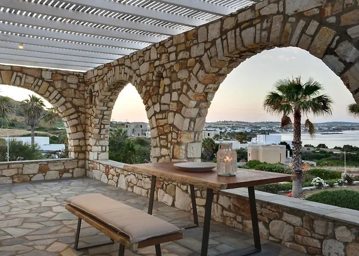Villa Executive Paros Avra 3 Bedrooms Sea View & Outdoor Jacuzzi
