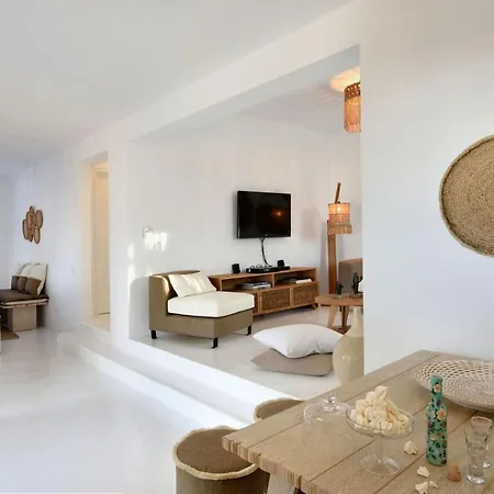 Executive Paros Avra 3 Bedrooms Sea View & Outdoor Jacuzzi Villa