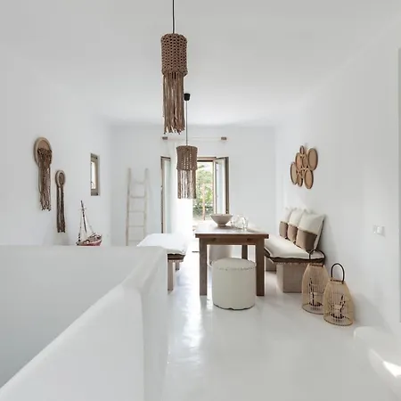 ヴィラ Executive Paros Avra 3 Bedrooms Sea View & Outdoor Jacuzzi *