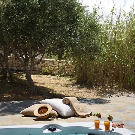 Executive Paros Avra 3 Bedrooms Sea View & Outdoor Jacuzzi Ambelas