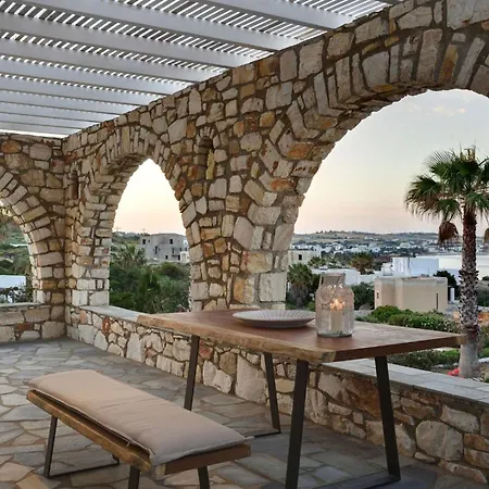 Executive Paros Avra 3 Bedrooms Sea View & Outdoor Jacuzzi * Ambelas