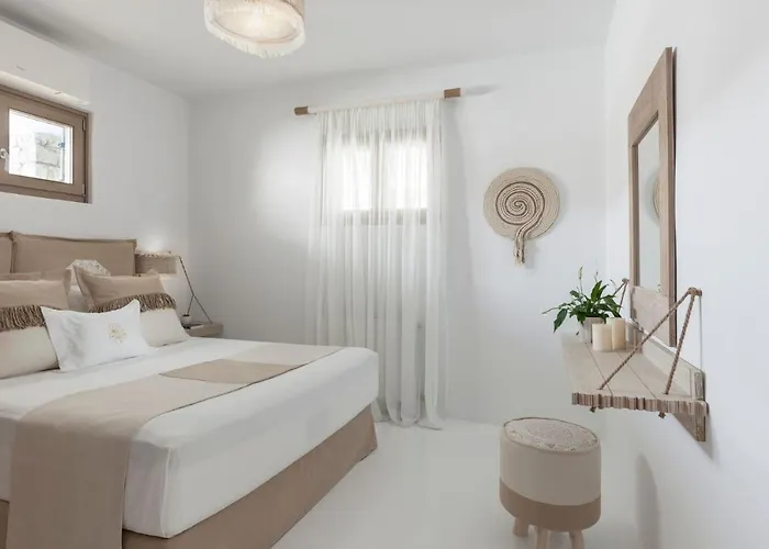 Villa Executive Paros Avra 3 Bedrooms Sea View & Outdoor Jacuzzi Ampelas